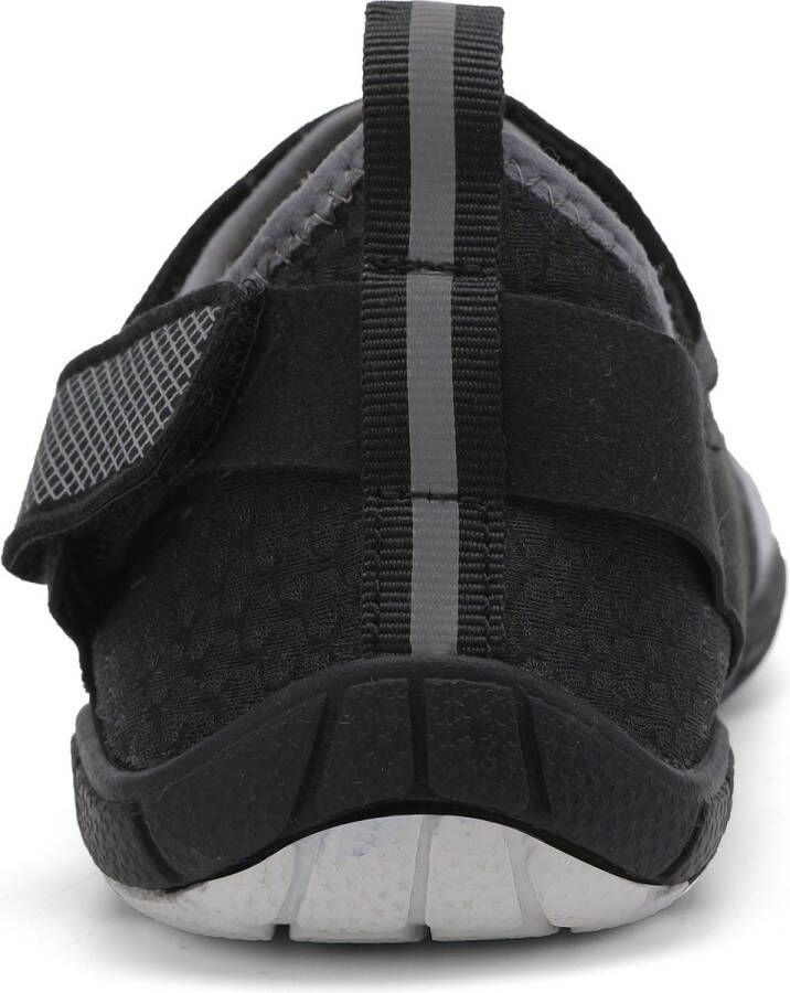 SOMIC Waterschoenen Aquaschoenen Trail Running Schoenen Fitnessschoenen -Outdoor Ademend Antislip Instelbaar Klittenband Schnell Trocknend trailschoenen Zwart