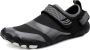 SOMIC Waterschoenen Aquaschoenen Trail Running Schoenen Fitnessschoenen -Outdoor Ade d Antislip Instelbaar Klittenband Schnell Trocknend trailschoenen Zwart - Thumbnail 4