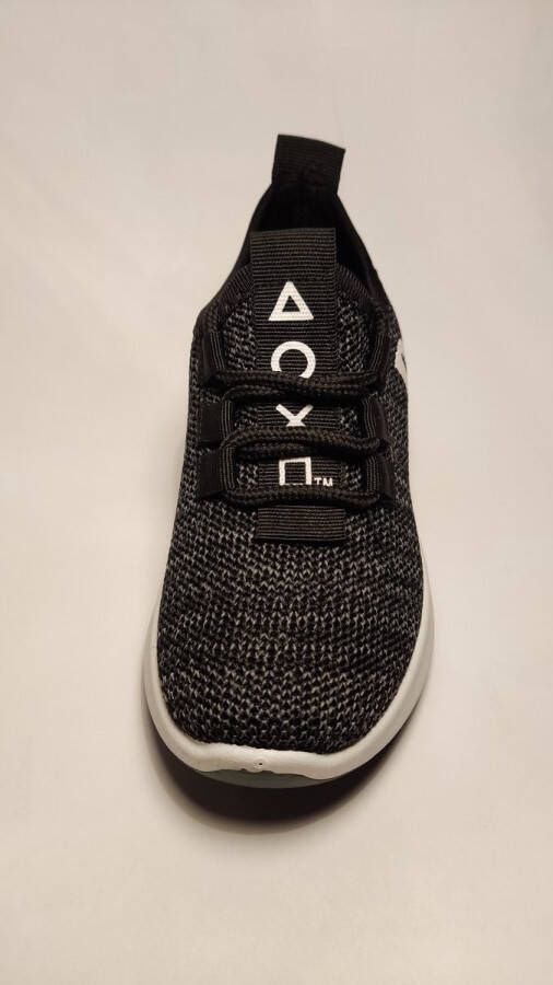 Sony Playstation jongens schoenen lage sneaker- zomerschoen zwart wit met logo
