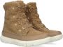 Sorel Explorer Ii Joan Cozy Vachtlaarzen Warme Laarzen Dames Camel - Thumbnail 7