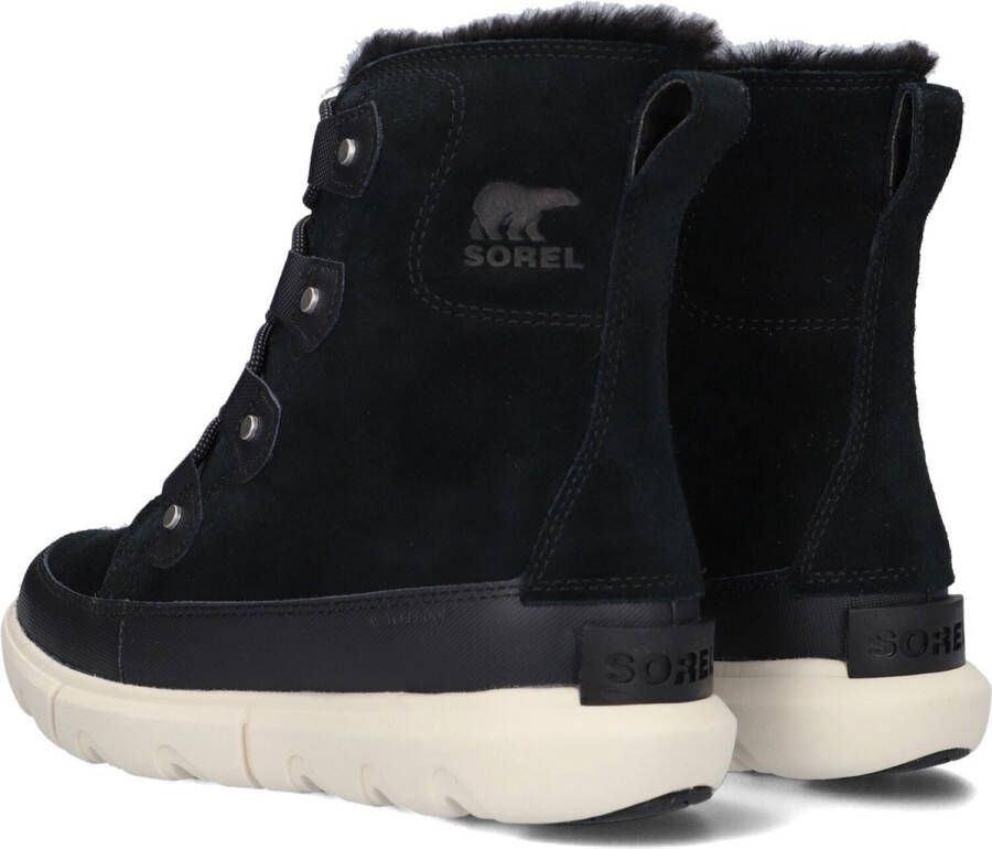 Sorel Explorer Ii Joan Faux Fur Wp Vachtlaarzen Warme Laarzen Dames Zwart