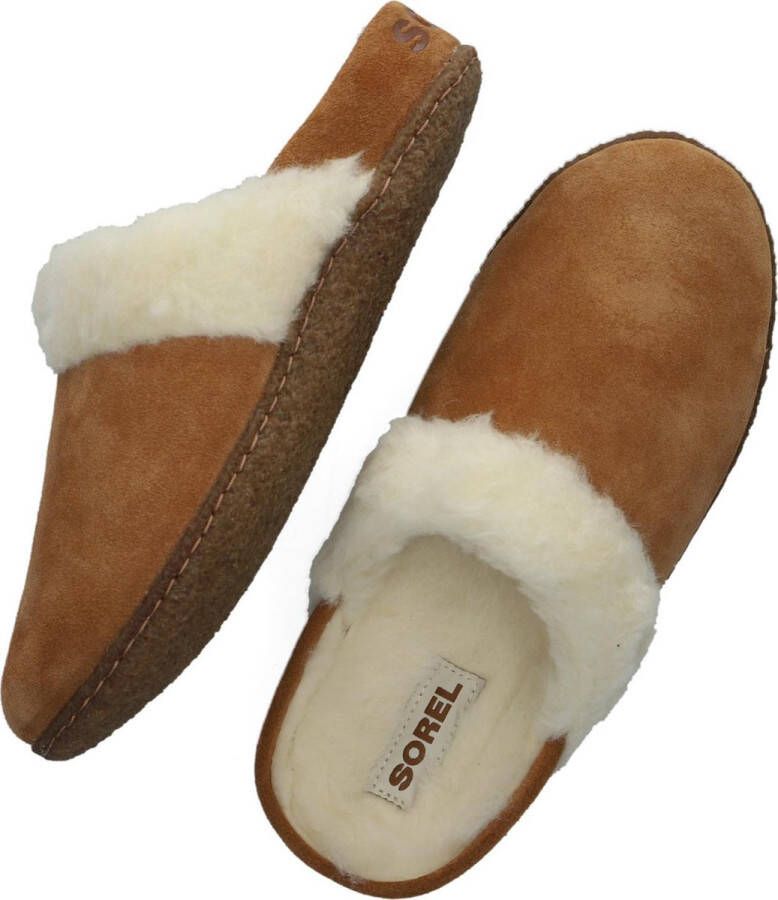 Sorel Nakiska Slide Pantoffels Sloffen Dames Taupe