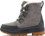 Sorel Torino Ii Wp Veterboots Laarzen Met Veters Dames Grijs - Thumbnail 5