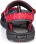 Source Classic Sandaal dames Wandelsandalen Vrouwen rood zwart wit - Thumbnail 3