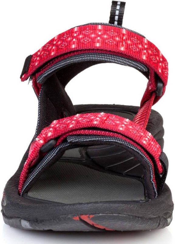 Source Classic Sandaal dames Wandelsandalen Vrouwen rood zwart wit