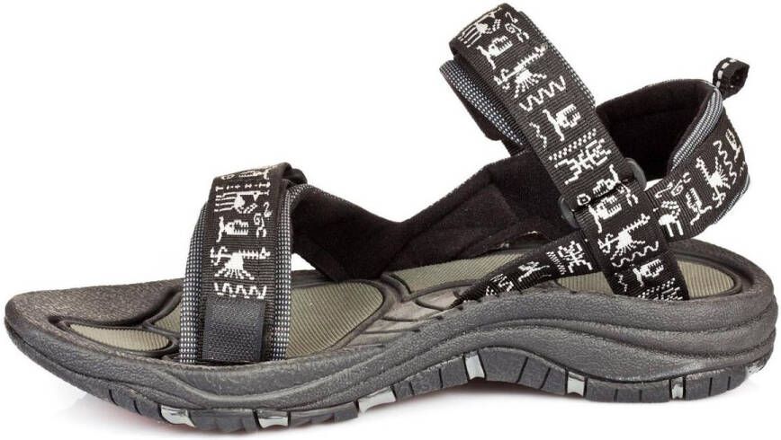 Source Classic Sandaal heren Wandelsandalen Mannen zwart wit - Foto 5