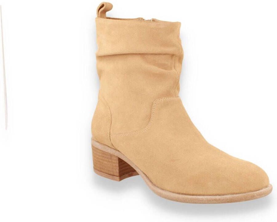 Spm Shoes & Boots SPM dames enkellaarsje Miriam BEIGE - Foto 6