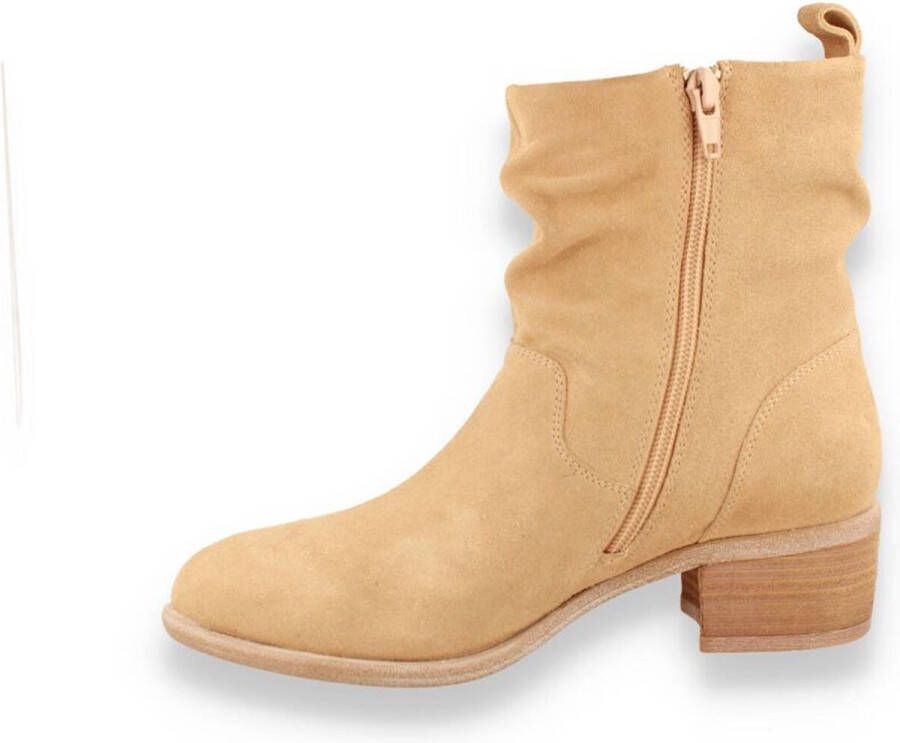 Spm Shoes & Boots SPM dames enkellaarsje Miriam BEIGE - Foto 7
