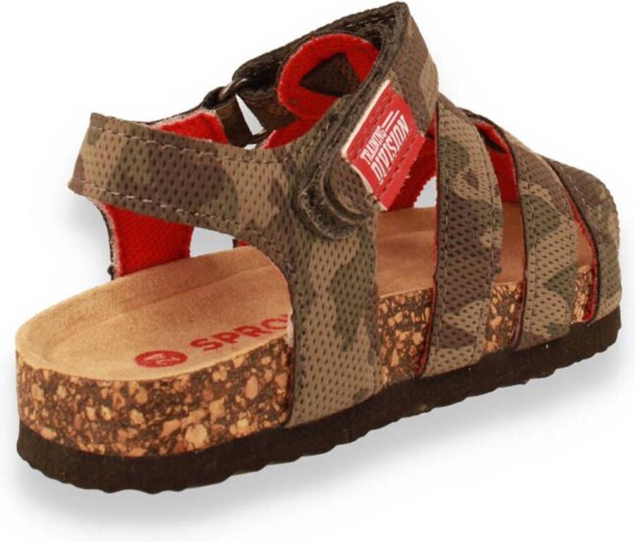 Sprox Jongens Sandaal Grijs kaki