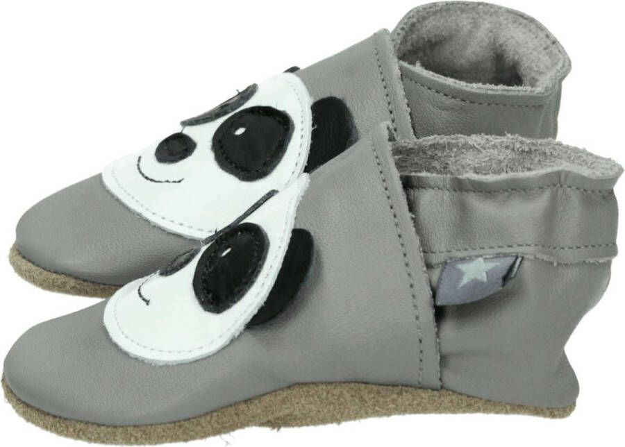 Starchild PANDA~GREY~~~~~~~~~~~~~~~~~~~~ MeisjesPantoffelsKinderpantoffels Grijs - Foto 2