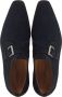 Stefano Lauran Instappers Heren Gespschoenen Herenschoenen Suède S3084. Blauw - Thumbnail 2