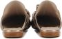 Stefano Lauran Muiltjes Dames Sandalen Instappers Damesschoenen Leer Blokhak S3088 Rose goud - Thumbnail 6