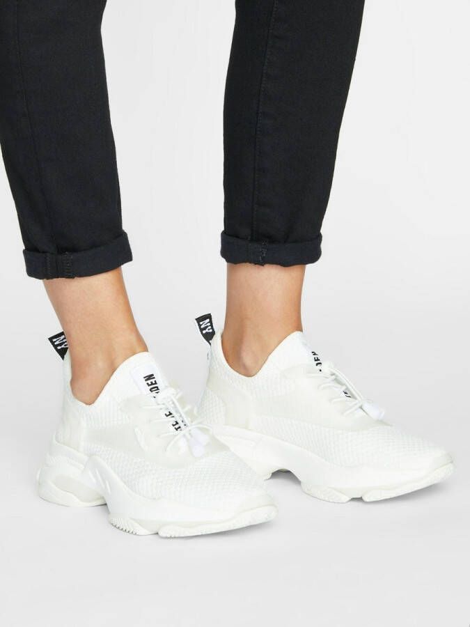 Steve Madden Witte Lage Top Mesh Sneakers White Dames - Foto 5
