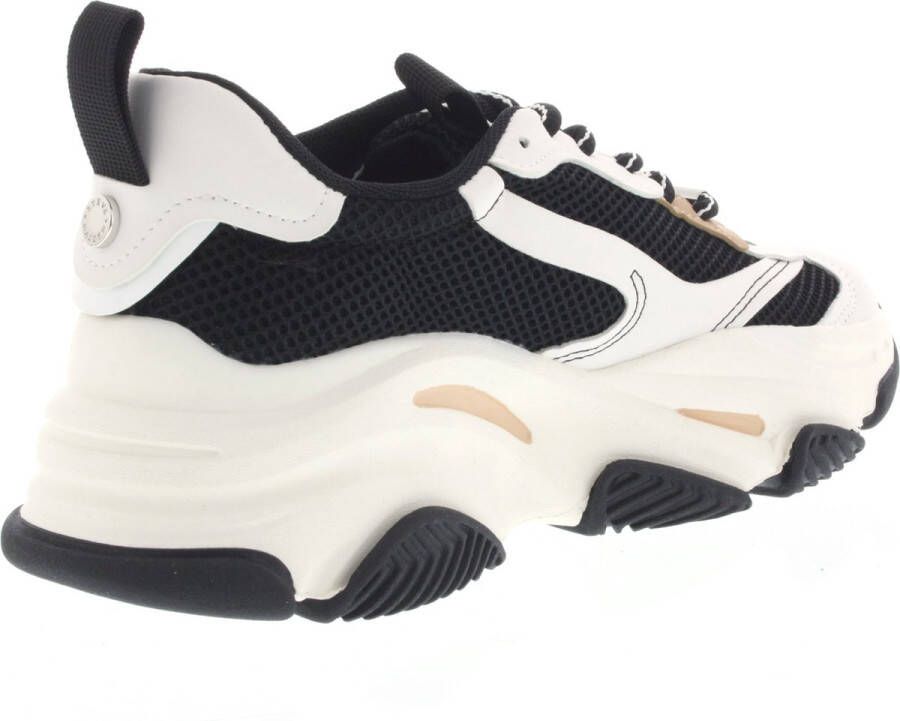 Steve Madden Dames Sneakers Possesion-e Black tan Zwart