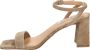 STEVE MADDEN Luxe Sandal Beige Suede Sandalen met hak Dames - Thumbnail 6