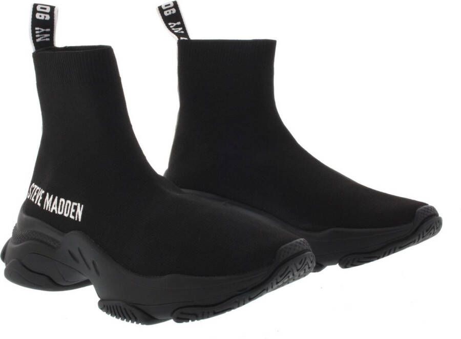Sock sneakers on sale dames zwart