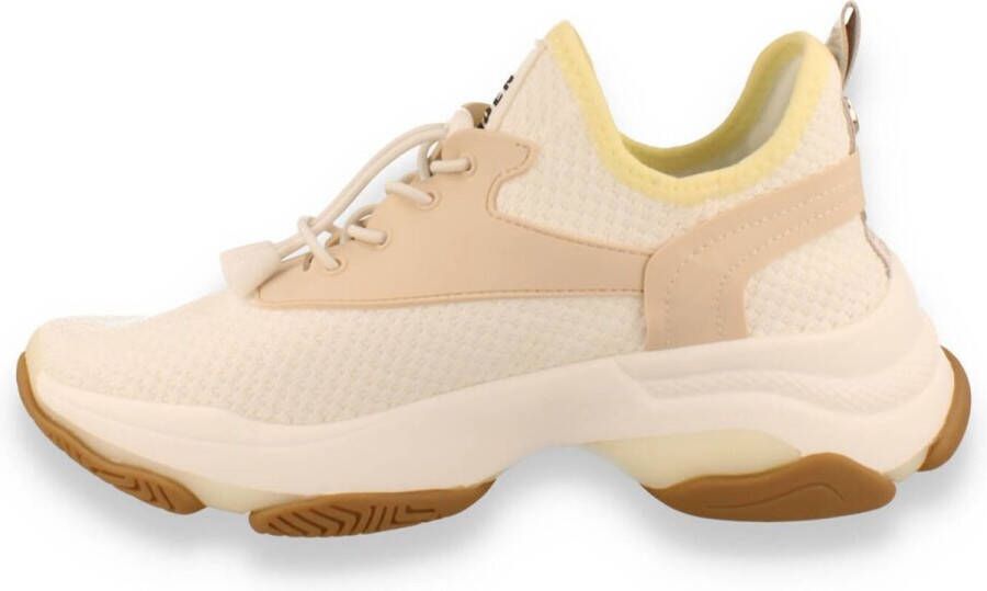 Steve Madden Match Dames Sneakers Wit Beige