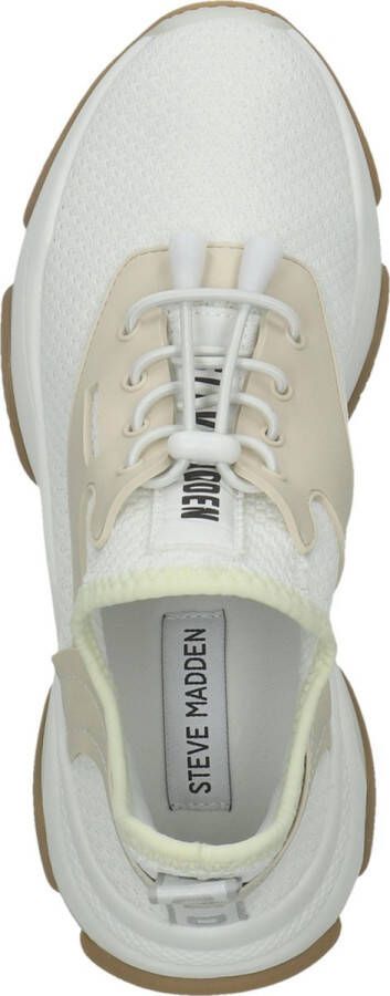 Steve Madden Match Dames Sneakers Wit Beige