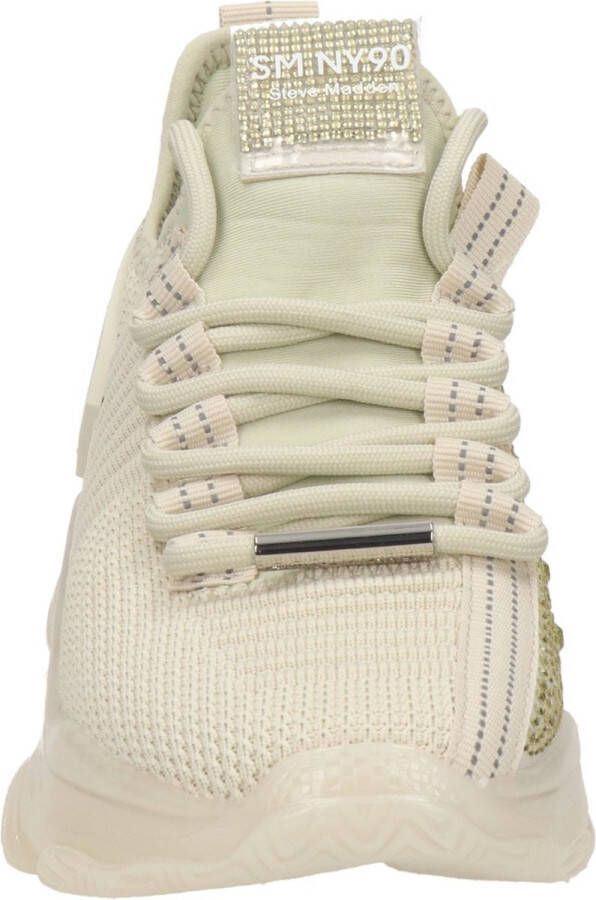 Steve Madden Maxilla dames sneaker. Ecru