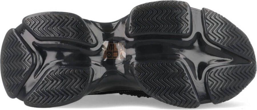 Steve Madden Maxilla dames sneaker. Zwart