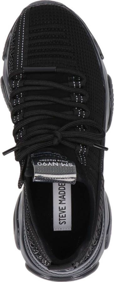 Steve Madden Maxilla dames sneaker. Zwart