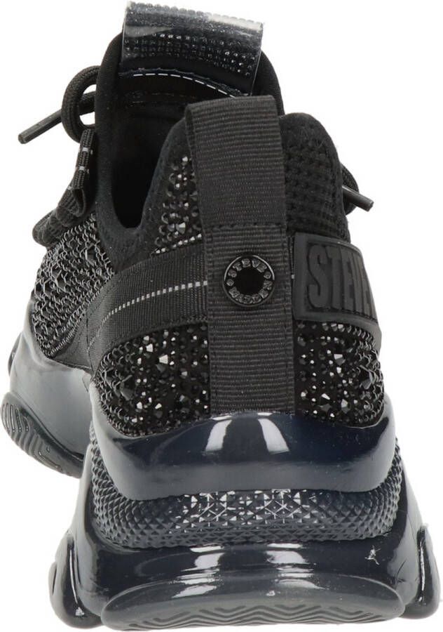 Steve Madden Maxilla dames sneaker. Zwart