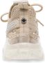 Steve Madden Roségouden Sneakers met Decoratieve Stenen Beige Dames - Thumbnail 11