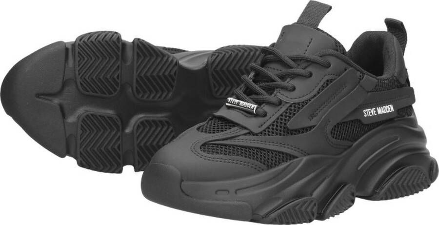Steve Madden Possession-E Sneaker Dames Casual Schoenen Zwart Dames - Foto 8