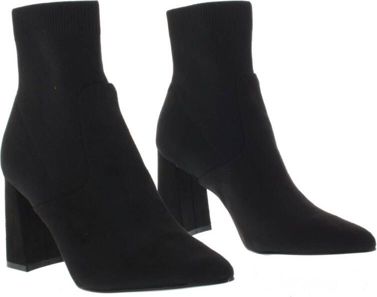 STEVE MADDEN Purify Bootie Zwart Suede Enkellaars met hak Dames - Foto 7