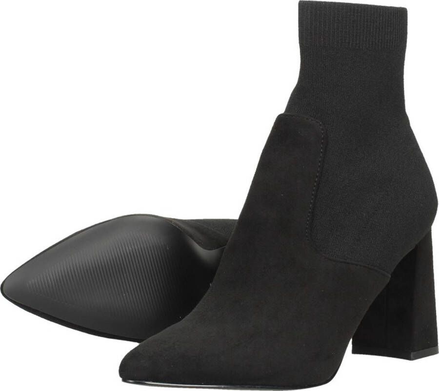 STEVE MADDEN Purify Bootie Zwart Suede Enkellaars met hak Dames - Foto 8