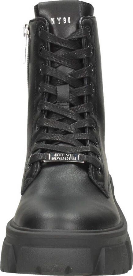 Steve Madden Chunky Sole Leren Laarzen Black Dames - Foto 4