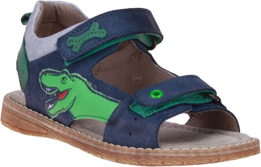 Stones and Bones Stones & Bones Dinos Blauw-Groene Sandaal