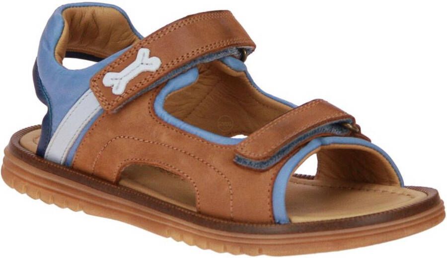 Stones and Bones Tembo Camel-Blauw Sandaal