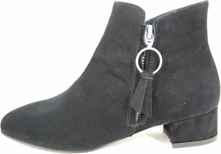 Stravers Grote Maten Schoenen Stravers Enkellaarsjes met Lage Hak Zwart Grote Maten Korte Laarsjes