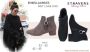 Stravers Grote Maten Schoenen Stravers Enkellaarsjes met Lage Hak Zwart Grote Maten Korte Laarsjes - Thumbnail 5
