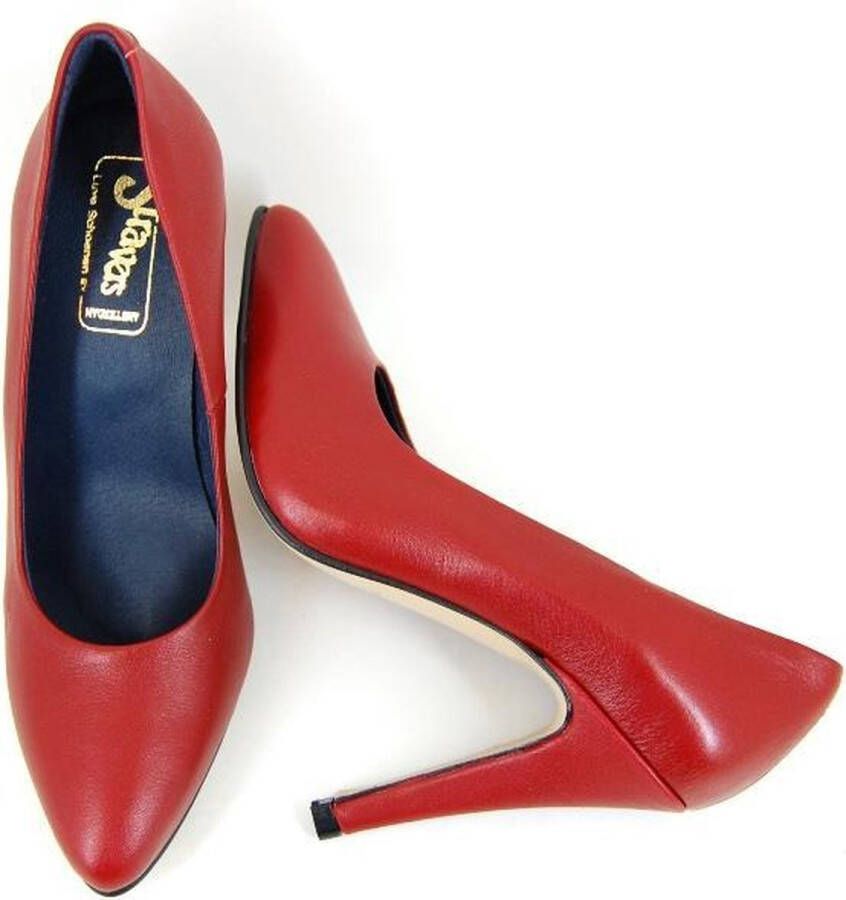 Stravers Grote Maten Schoenen Stravers Pumps Rood Grote Maten Rode Hoge Stiletto Hakken - Foto 7