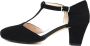 Stravers Grote Maten Schoenen Stravers Pumps Zwart Leer T-band. Damesschoenen grote maten - Thumbnail 8