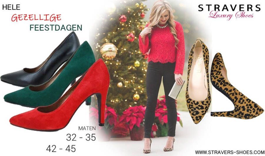 Stravers Grote Maten Schoenen Stravers Rode Pumps Grote Maten Chique Hoge Hakken