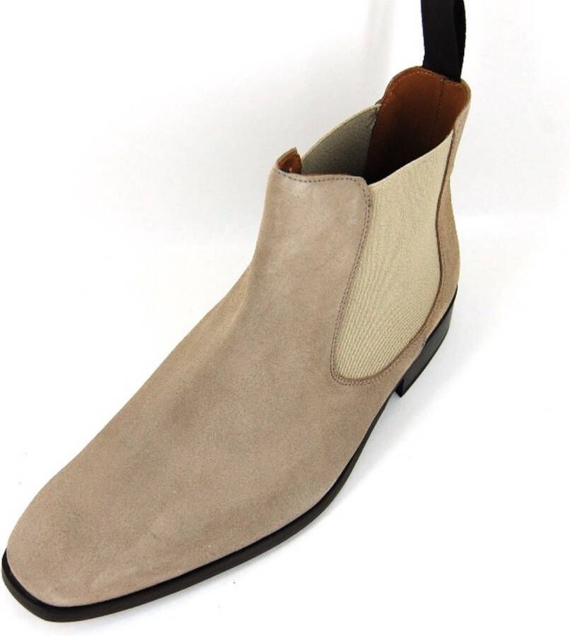 Stravers Kleine Maten Schoenen Stravers Beige Chelsea Boots Heren Kleine Maten Nette Enkellaarzen