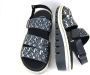 Stravers Kleine Maten Schoenen Stravers Comfortabele Raffia Look Sandalen Uitneembaar Voetbed Kleine Maten Zwarte Leren Sandalen - Thumbnail 2