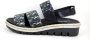 Stravers Kleine Maten Schoenen Stravers Comfortabele Raffia Look Sandalen Uitneembaar Voetbed Kleine Maten Zwarte Leren Sandalen - Thumbnail 10