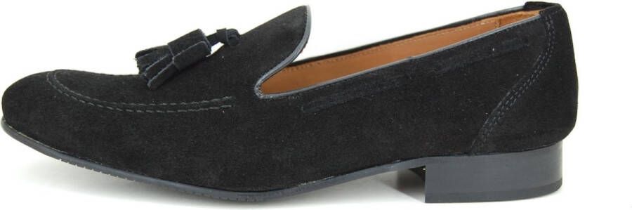 Stravers Kleine Maten Schoenen Stravers Instappers met Kwastjes Heren Kleine Maten Tassel Loafers Zwart