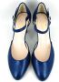 Stravers Kleine Maten Schoenen Stravers Luxe Blauwe Pumps met Bandje Kleine Maten Hakken - Thumbnail 7