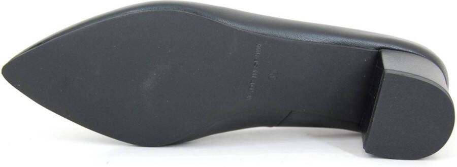 Stravers Kleine Maten Schoenen Stravers Spitse Pumps met Blokhak Kleine Dames Maten Luxe Zwarte Pumps - Foto 8