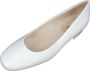 Stravers Kleine Maten Schoenen Stravers Witte Pumps met Lage Hak Grote Maten Trouwschoenen - Thumbnail 3