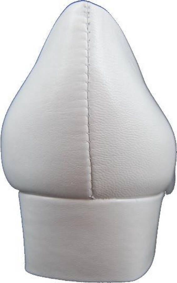 Stravers Kleine Maten Schoenen Stravers Witte Pumps met Lage Hak Grote Maten Trouwschoenen