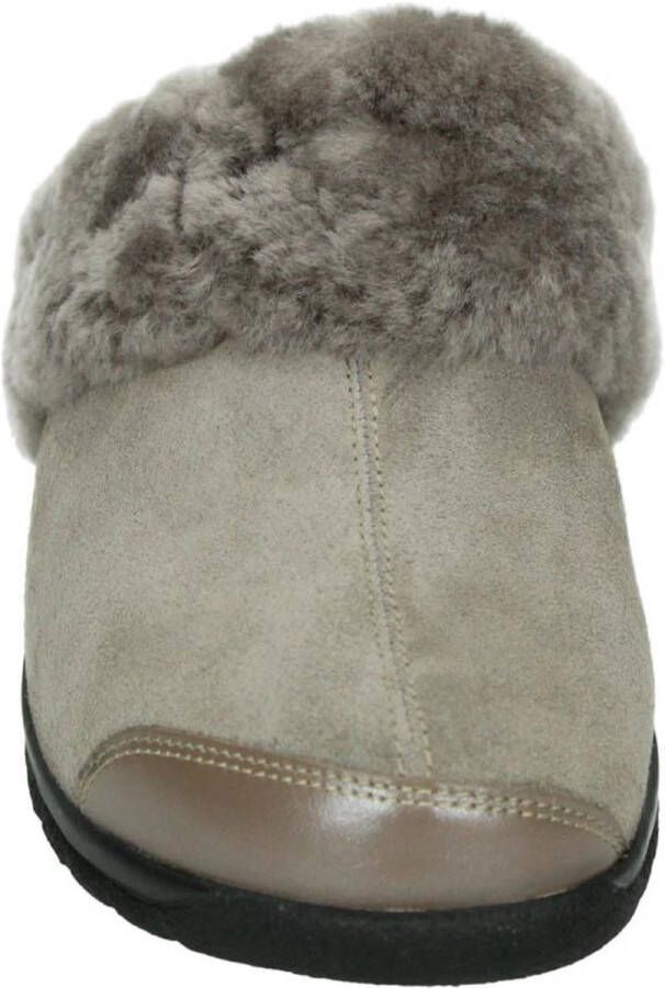 Strober GABY~72081H~~~~~~~~~~~~~~~~~~~ Dames pantoffelsPopulaire damesschoenen Pantoffel Taupe - Foto 4