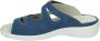 Strober HANNA~74003H~~~~~~~~~~~~~~~~~~ Dames slippers Blauw - Thumbnail 4