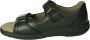 Strober MICRO~86025H~~~~~~~~~~~~~~~~~~ Heren sandalen Zwart - Thumbnail 2