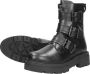 Sub55 Biker boots Enkellaarsjes Plat zwart - Thumbnail 5